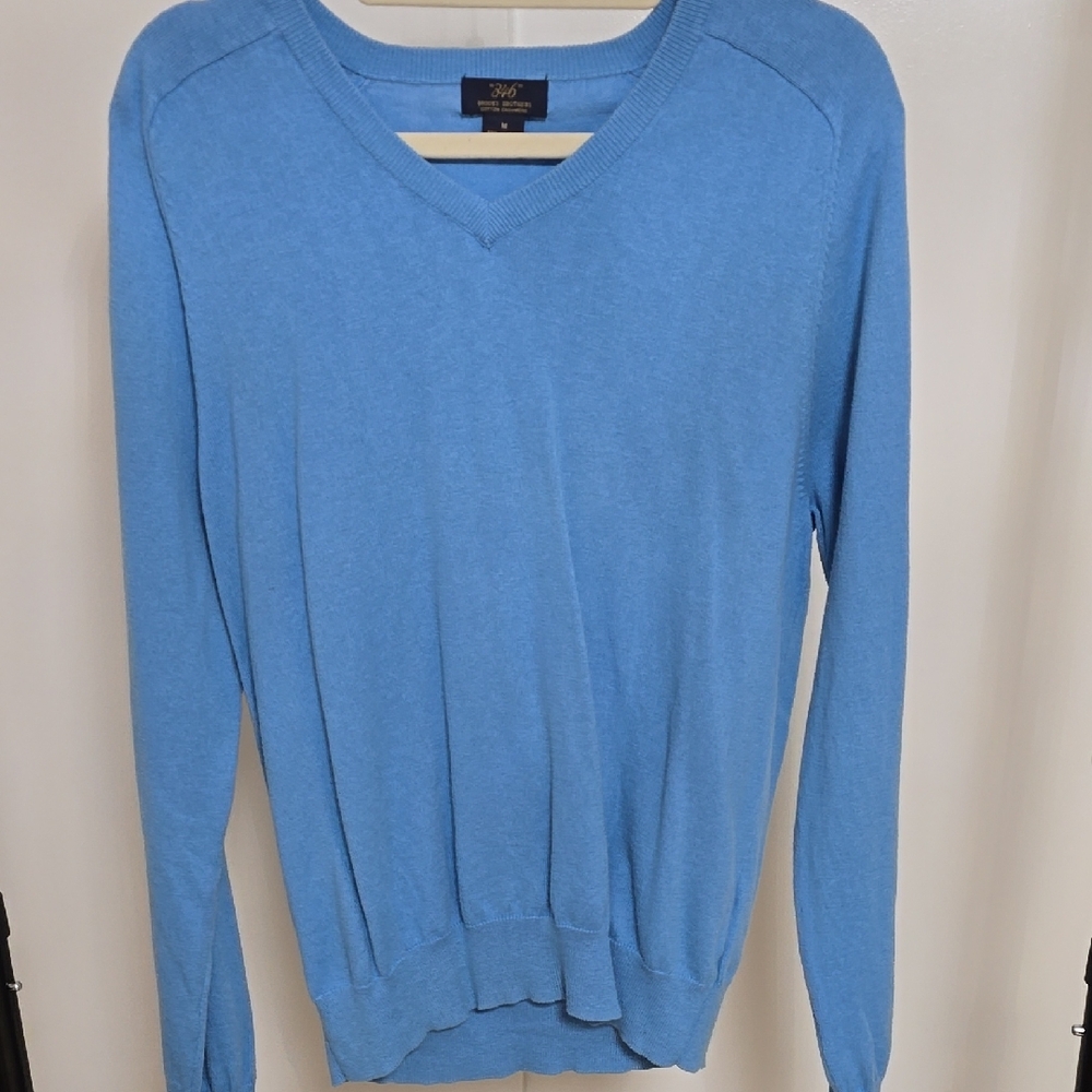 Brooks Brothers Cotton Cashmere V-Neck Sweater